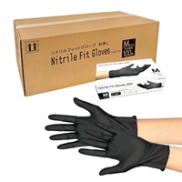 ニトリルフィットグローブ350　黒　1ケース